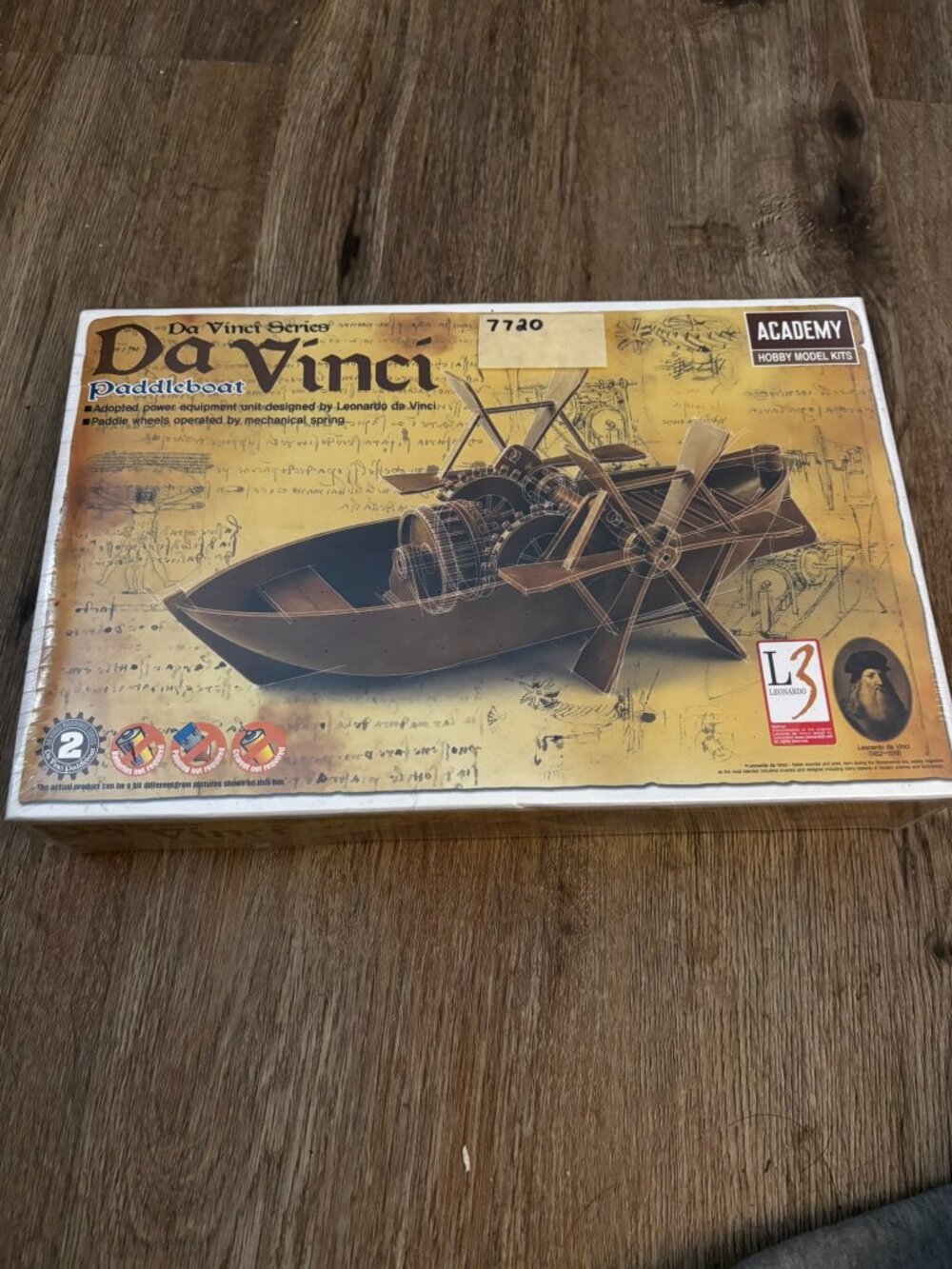 Academy Model Kit Da Vinci Series Paddleboat Factory Sealed